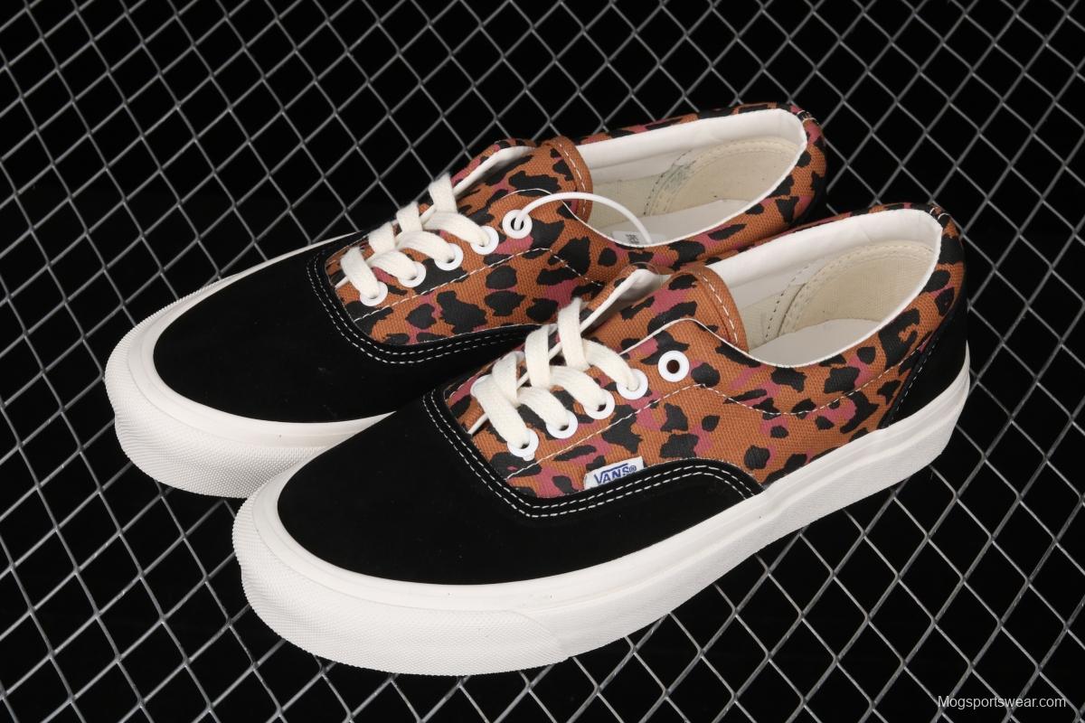 Vans Og Era Lx 2021 new leopard print spliced low-top casual board shoes VN0A3CXN4MC