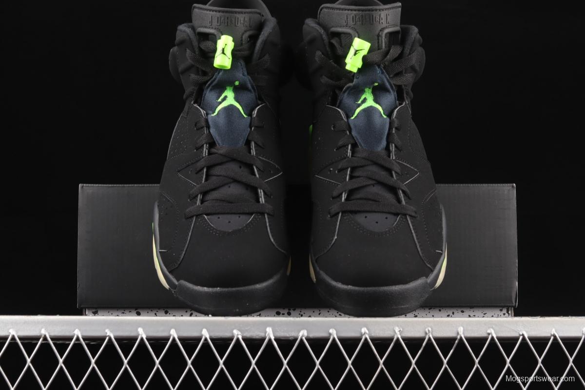 Air Jordan 6 Electric Green suede black green CT8529-003