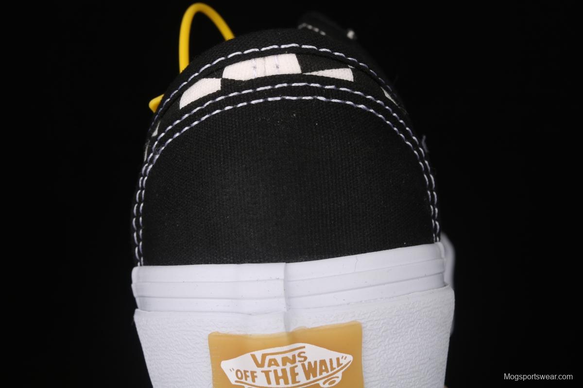 Vans Style 36 black and white checkerboard low upper board shoes sports shoes VN0A3MVL42E