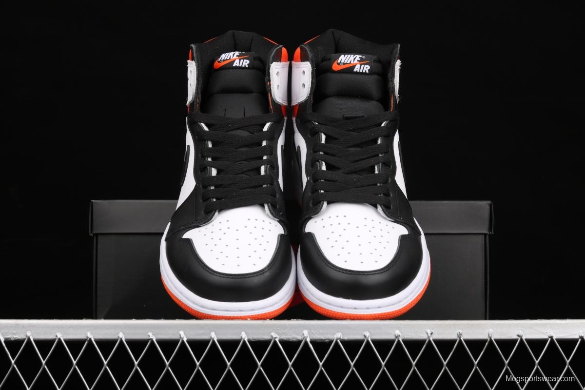 Air Jordan 1 High OG Black Toe Shattered Backboard rebound black toe high top basketball shoes 555088-180