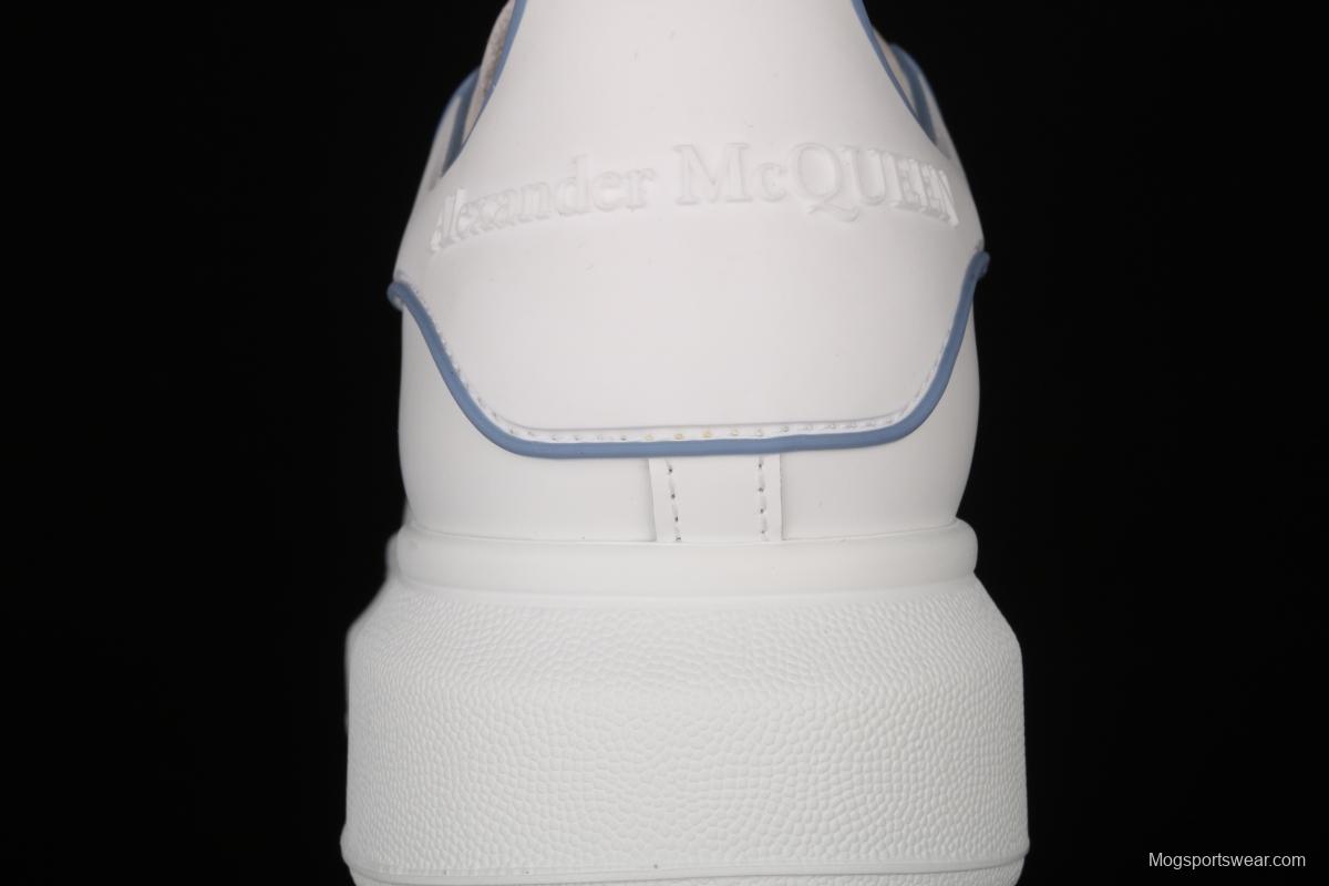 Alexander McQueen white and blue gel drop