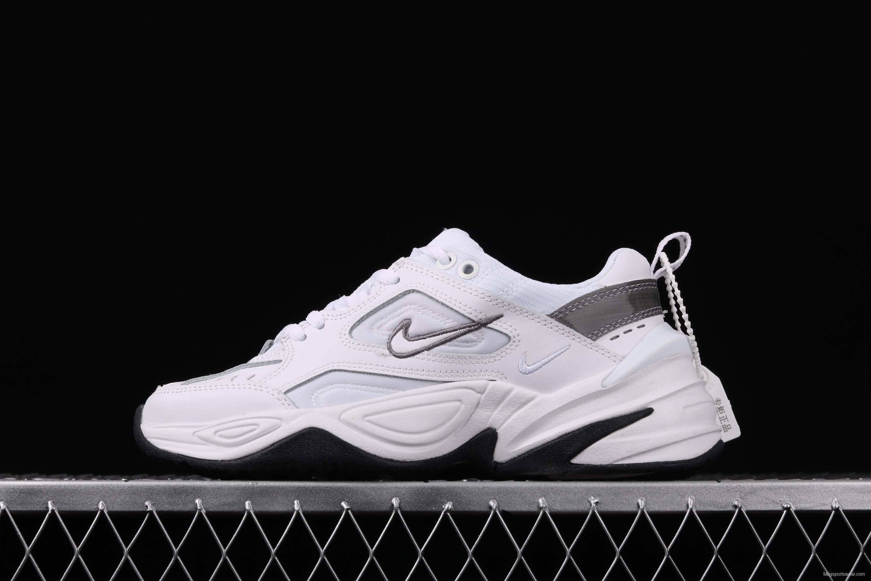 NIKE M2K Tekno white and gray color retro sports daddy shoes BQ3378-100