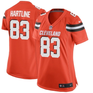 Women's Brian Hartline Orange Player Limited Team Jersey