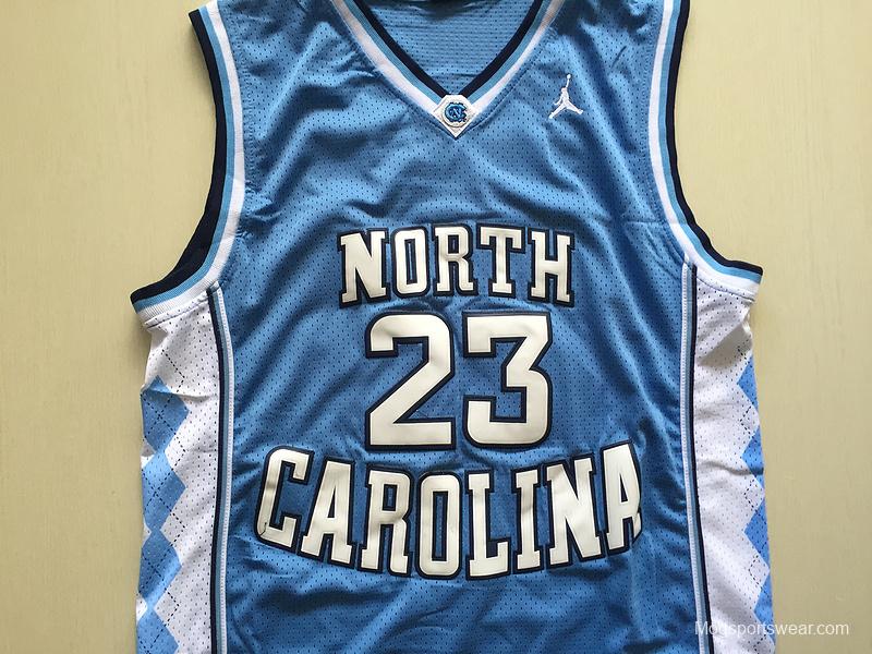 Michael Jordan 23 North Carolina College Basketball Jersey With AJ Logo