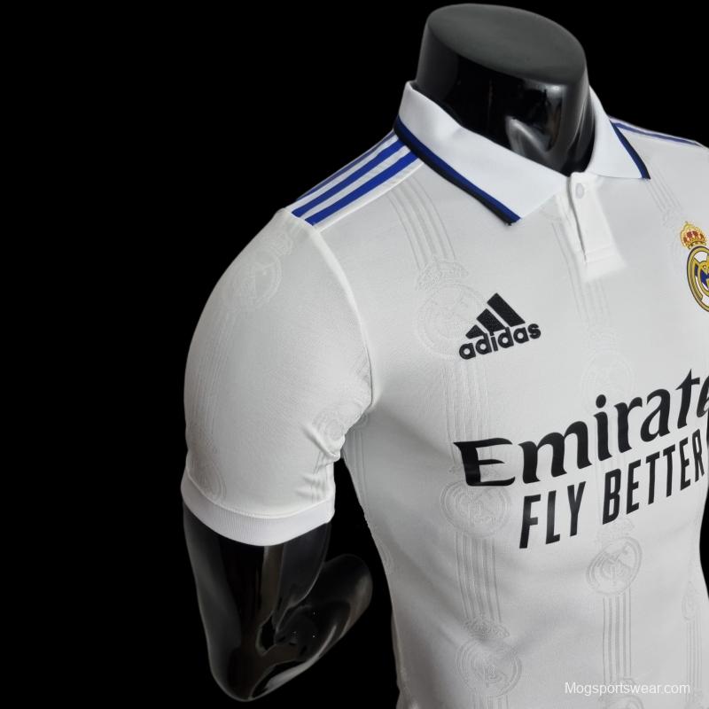 Player Version 22/23 Real Madrid Home Soccer Jersey