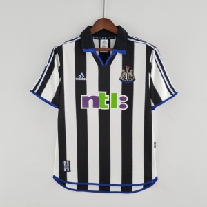 Retro 00/01 Newcastle United Home Soccer Jersey