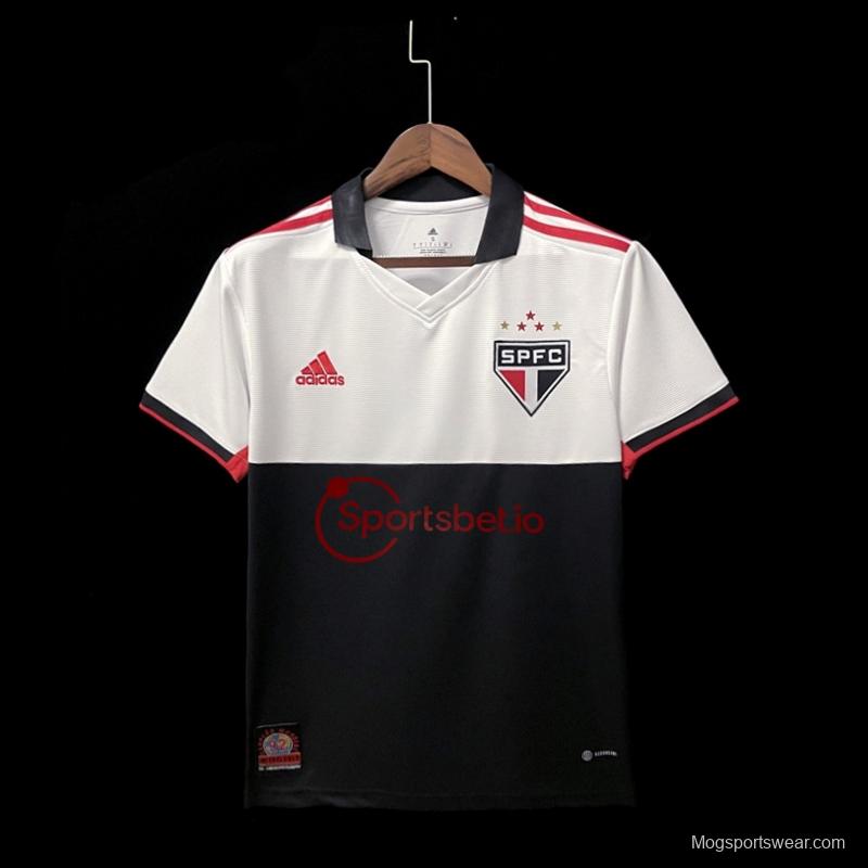 22/23 Sao Paulo Third + Full Sponsors Soccer Jersey