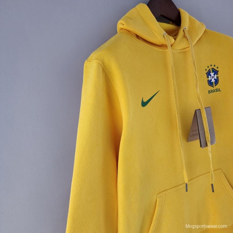 2022 Brazil Hoodie Yellow