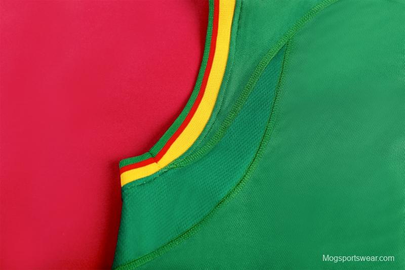 Retro 2002 Cameroon Home Soccer Jersey