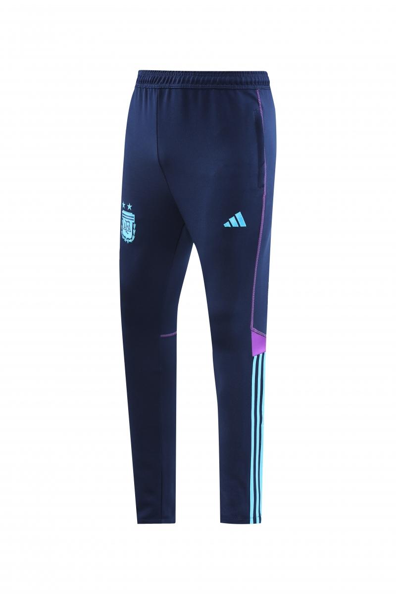 2022 Argentina Navy Full Zipper Tracksuit