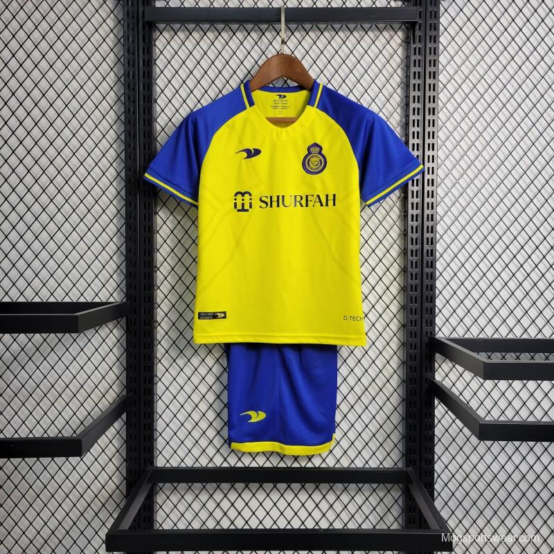 22/23 Al-Nassr FC Home Kids Jersey  Size 16-28