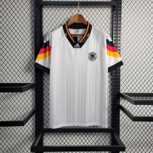 Retro 1992 Germany Home Soccer Jersey