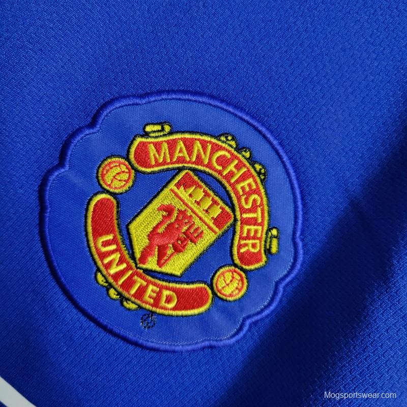 Retro 08/09 Manchester United Third Blue Jersey