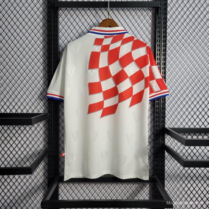 Retro 1998 Croatia Home Jersey