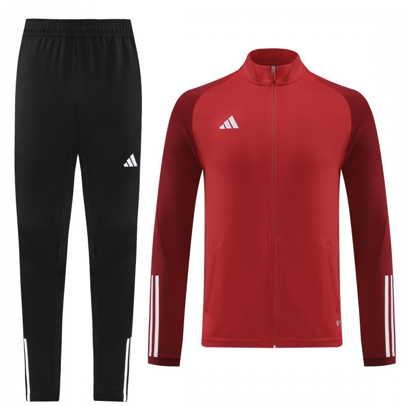 2023 Adidas Red Full Zipper Jacket +Pants