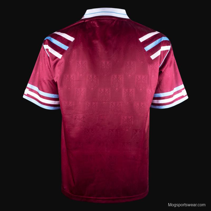 Retro 93/94 West Ham Home Jersey