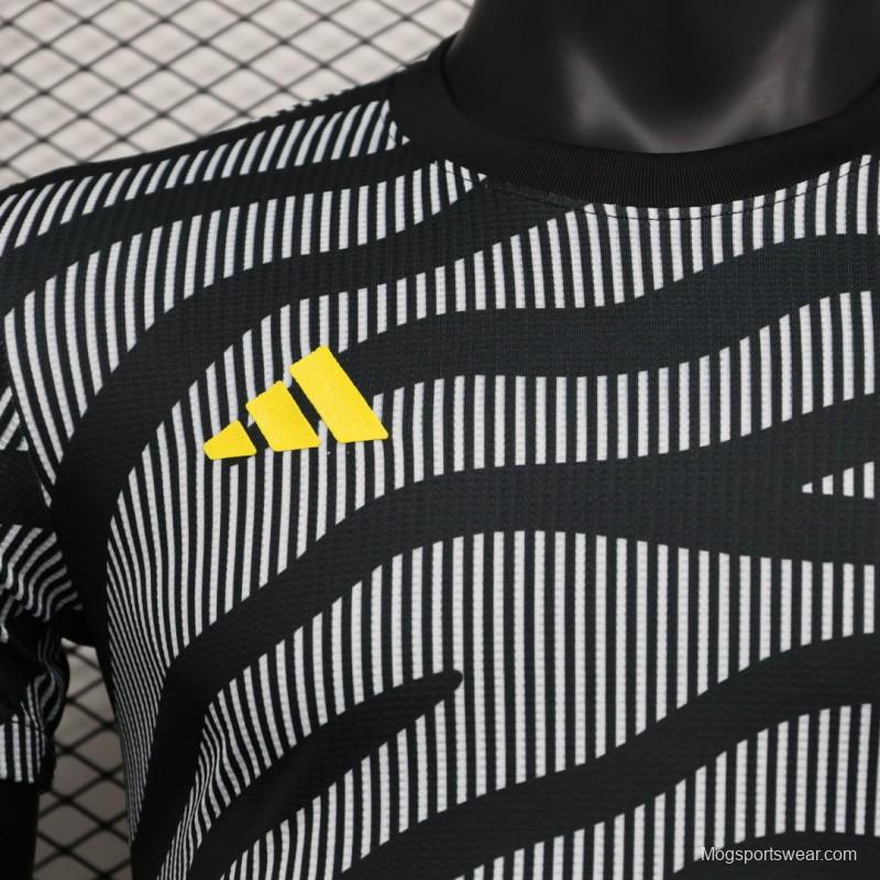 Player Version 23/24 Juventus Third Black Stripe Training Jersey