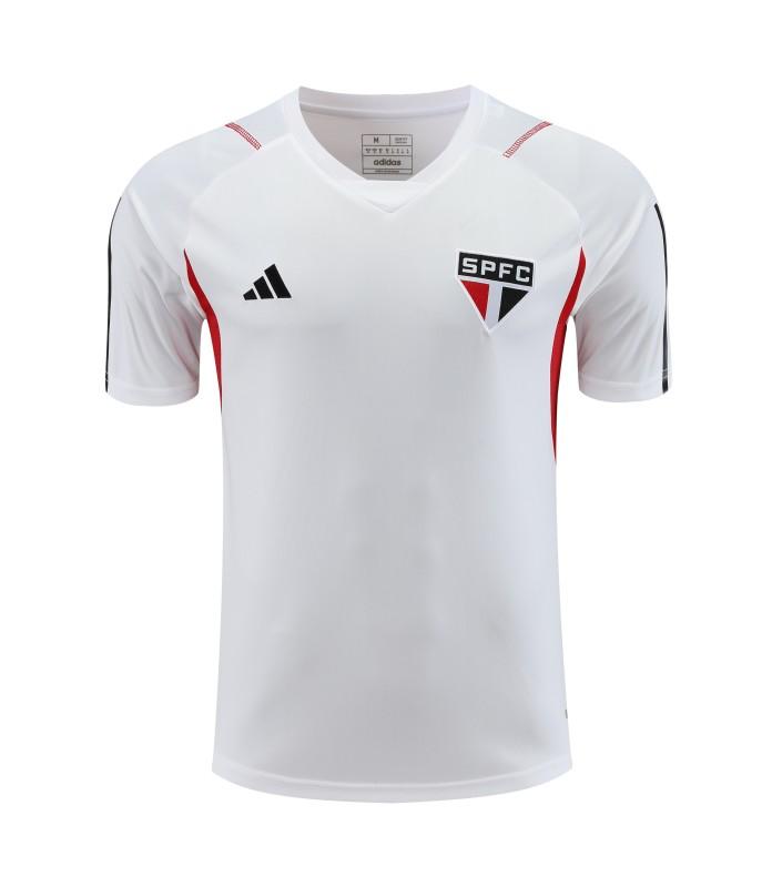 23-24 Sao Paulo White Short Sleeve Jersey+Shorts