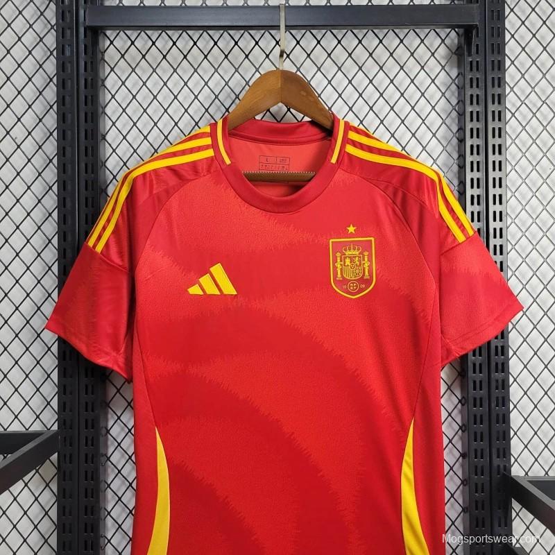 2024 Spain Home Jersey