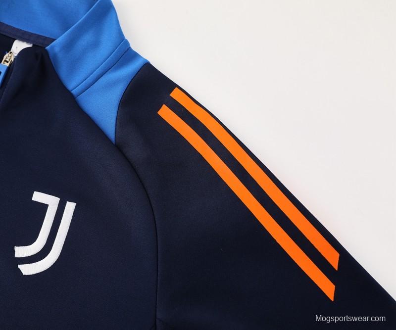 24/25 Juventus Blue Full Zipper Jacket +Long Pants