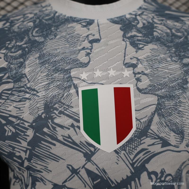 Player Version 2024 Italy Michelangelo White Special Training Jersey