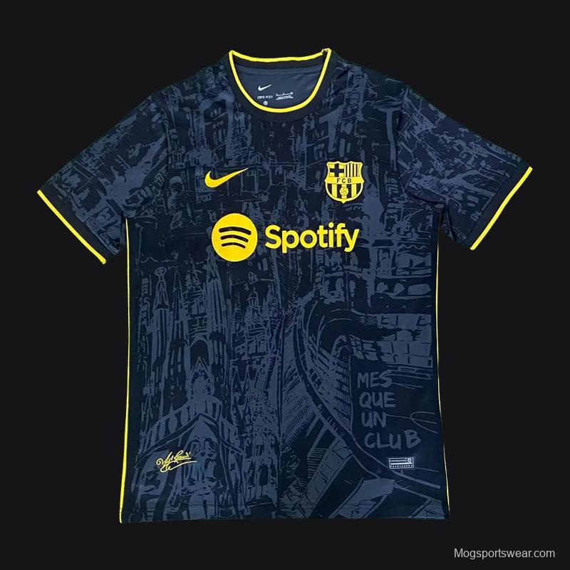 23/24 Barcelona Black Training Jersey