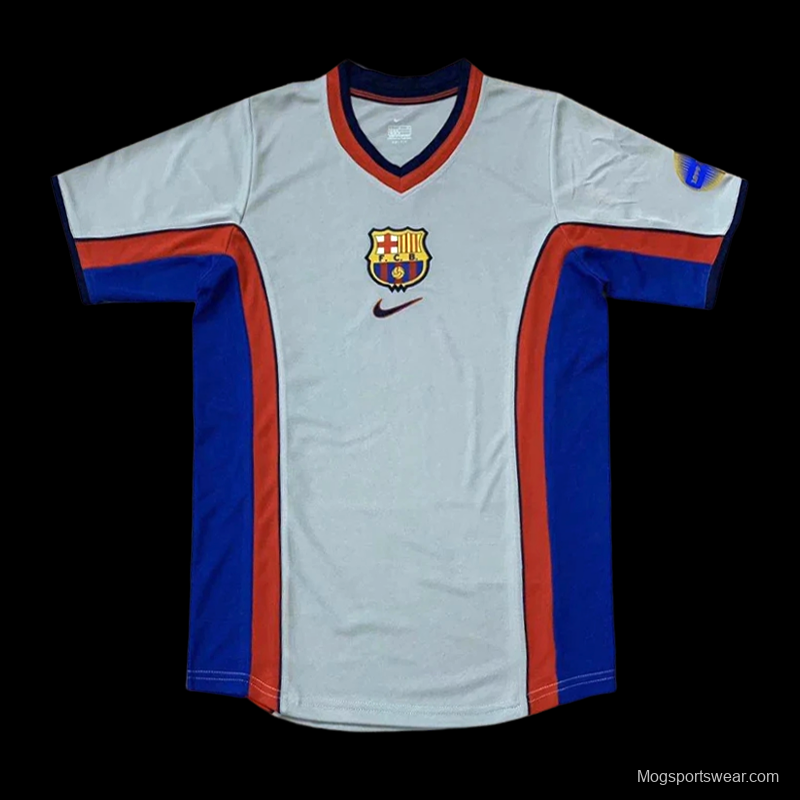 Retro 1999-01 Barcelona Away Jersey