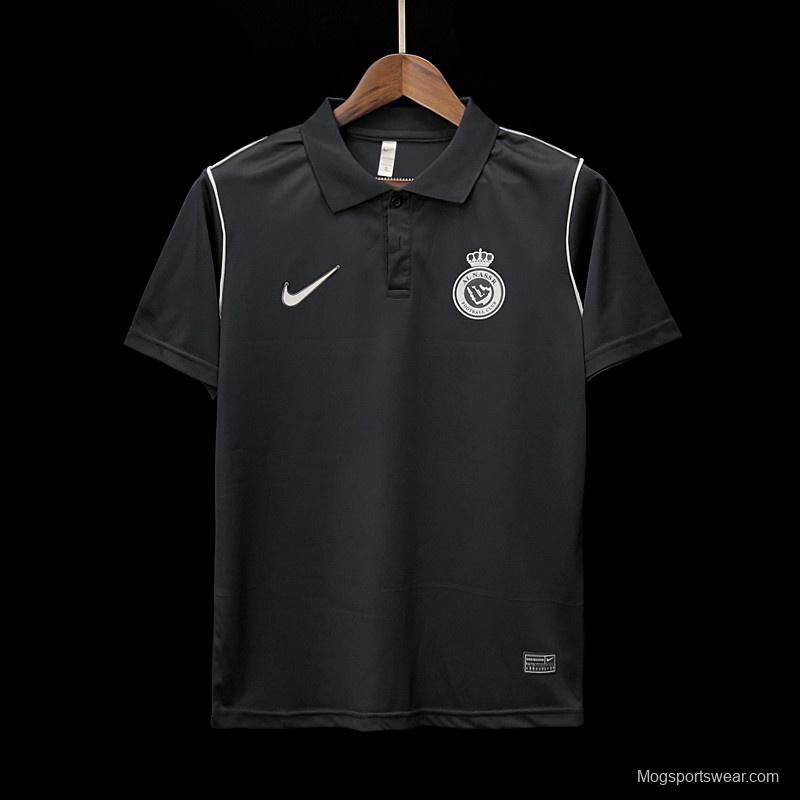 23/24 Al-Nassr Black POLO Jersey