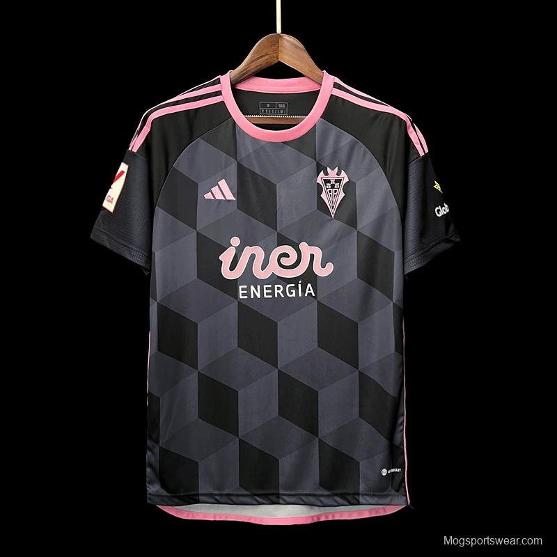 23/24 Albacete Balompie Away Black Jersey