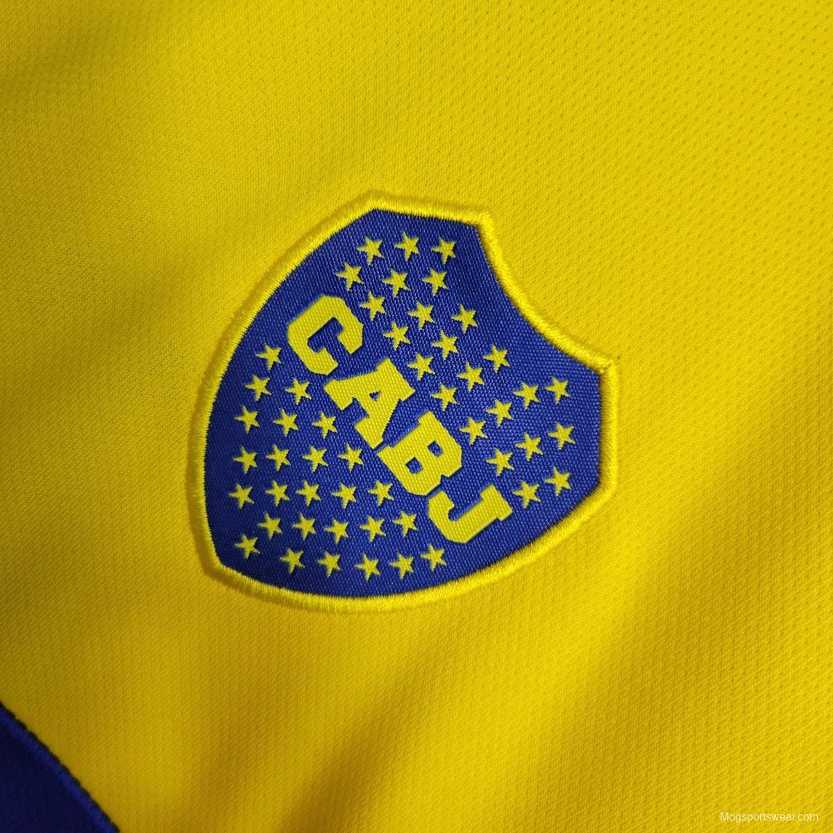 23/24 Kids Boca Juniors Away Yellow Jersey