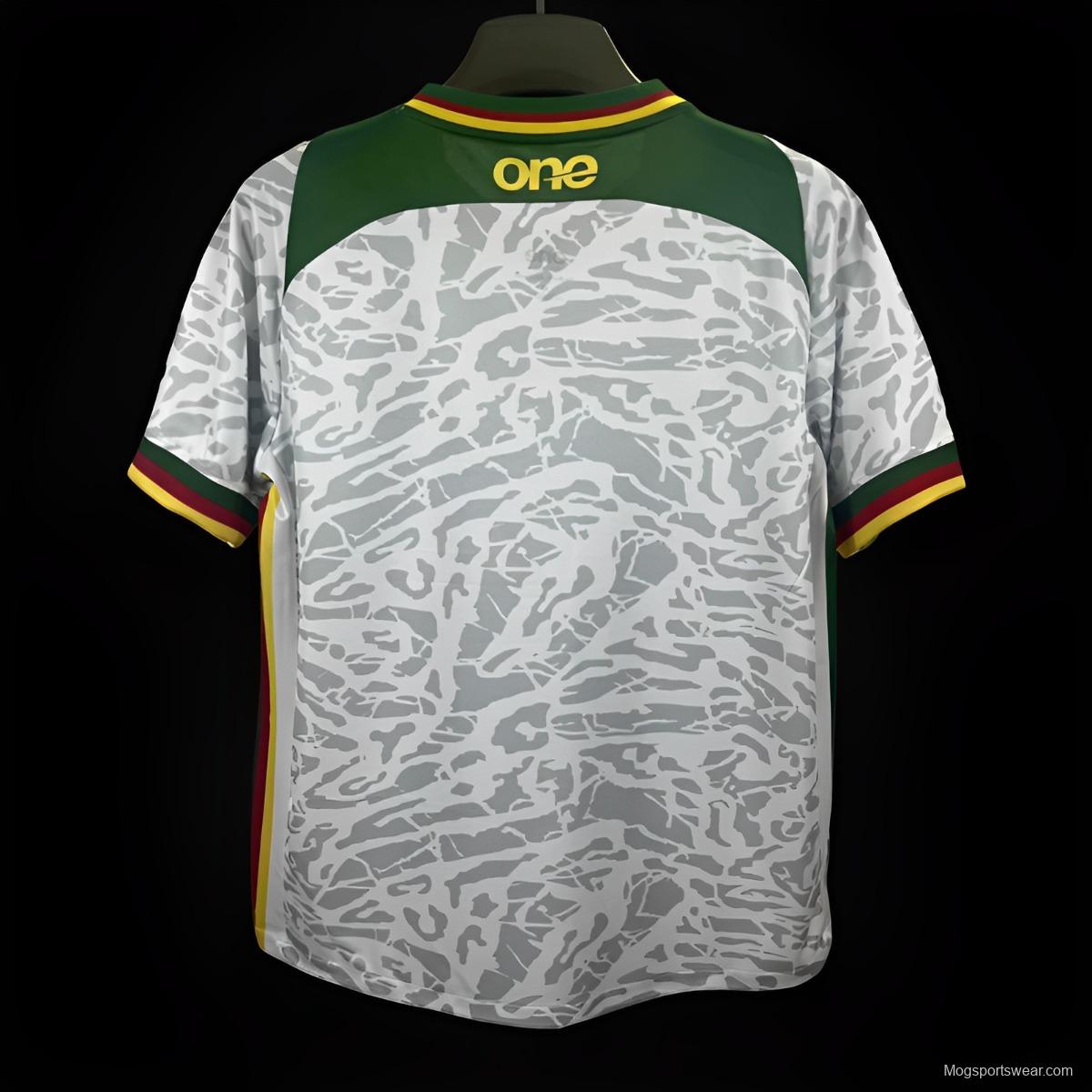 2024 cameroon White Pre-Match Training Jersey