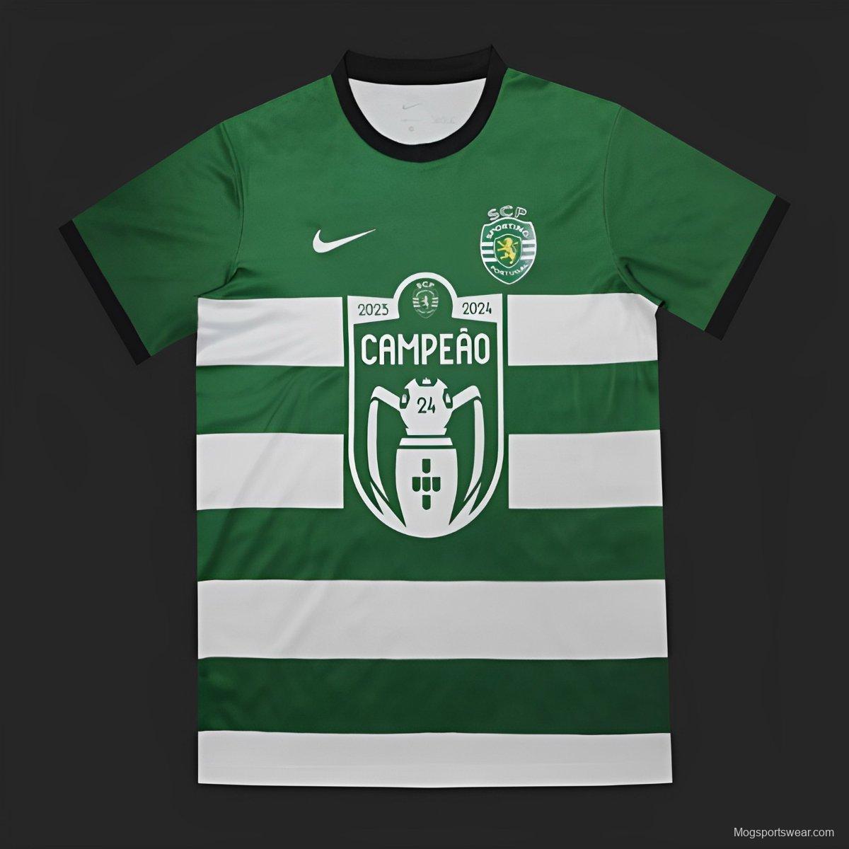 23/24 Sporting Lisbon Champion Printing Jersey